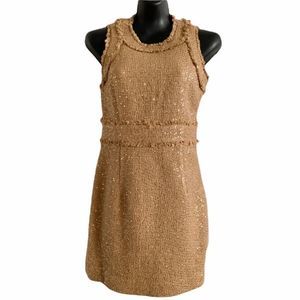 Michael Kors Gold Dress Size 4